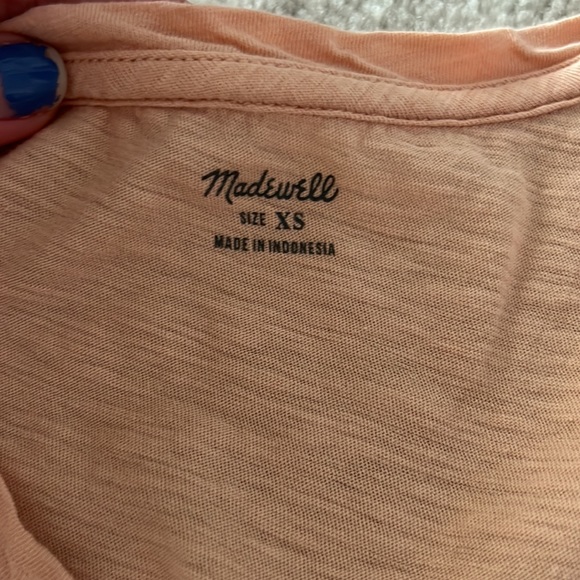 Madewell Whisper Cotton V-Neck Tee - Picture 3 of 5